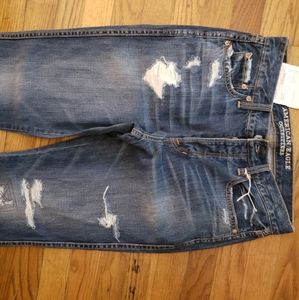 Americian Eagle Outfitters  Highwaisted button fly